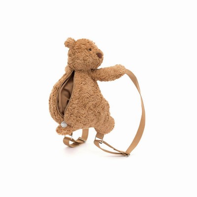 Jellycat Bartholomew Oso Backpack Bolsa | MVHR-04981